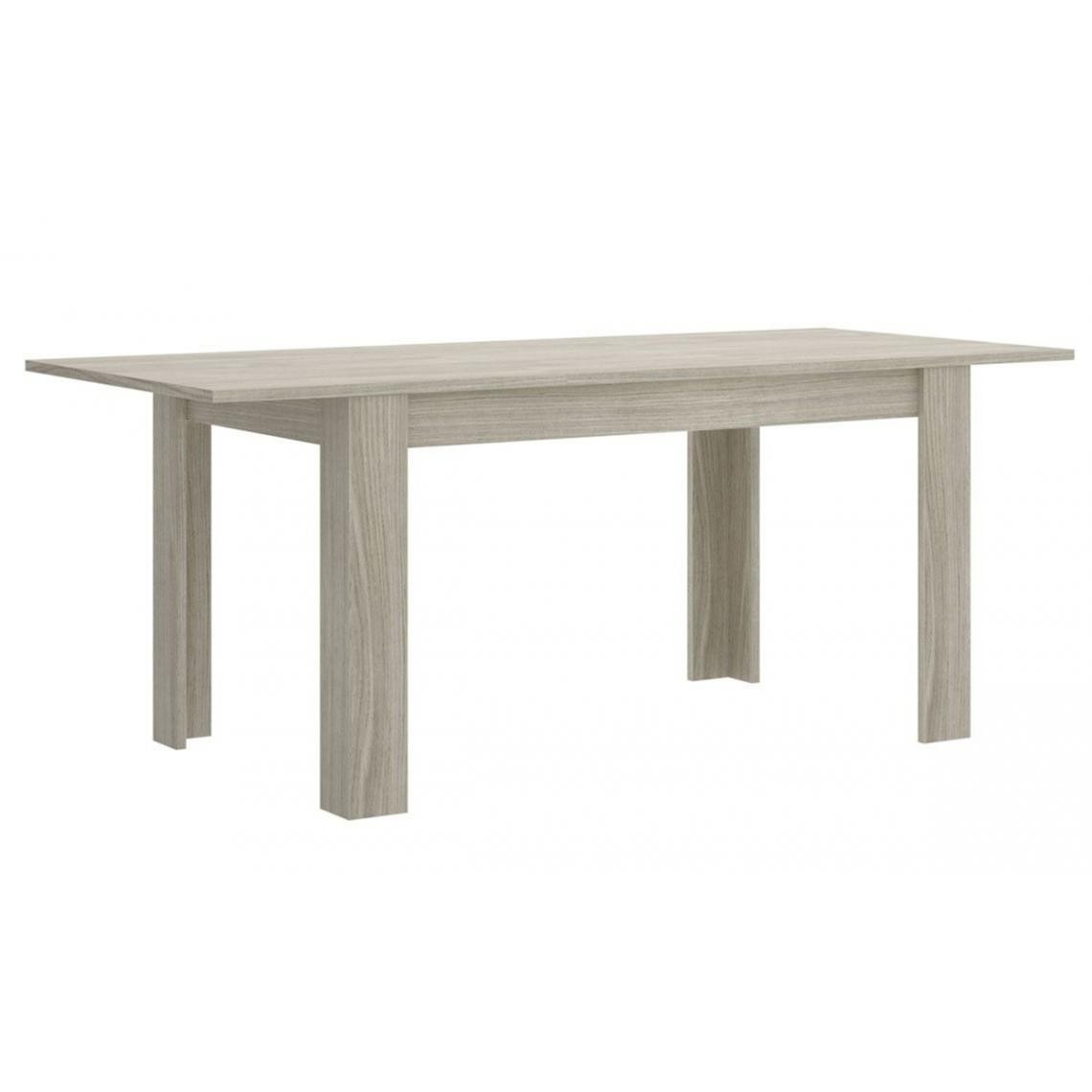 Pegane - Table de salon extensible coloris gris - Longueur 140-190 x Hauteur 77 x Profondeur 90 cm - Tables à manger