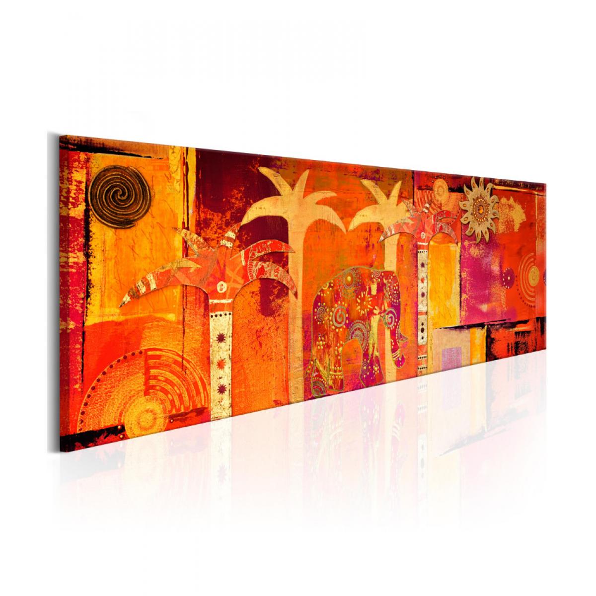 Artgeist - Tableau - African Collage 135x45 - Tableaux, peintures