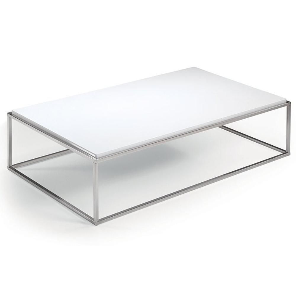 Inside 75 - Table basse rectangle MIMI blanc mat - Tables à manger