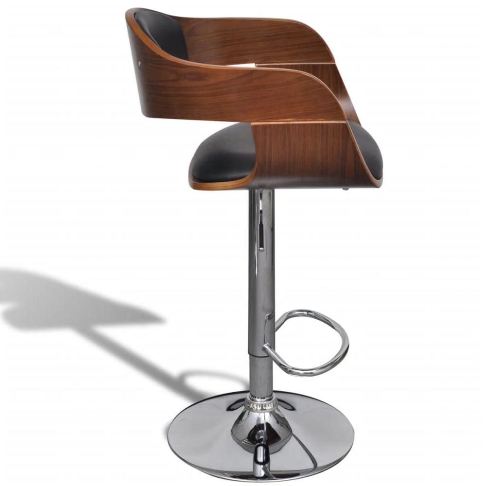 marque generique - Icaverne - Tabourets et chaises de bar reference Tabouret de bar 2 pcs avec dossier Cuir synthétique - Chaises
