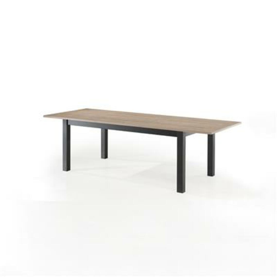 Nouvomeuble - Table 180 cm extensible couleur chêne naturel ROXEY - Tables à manger