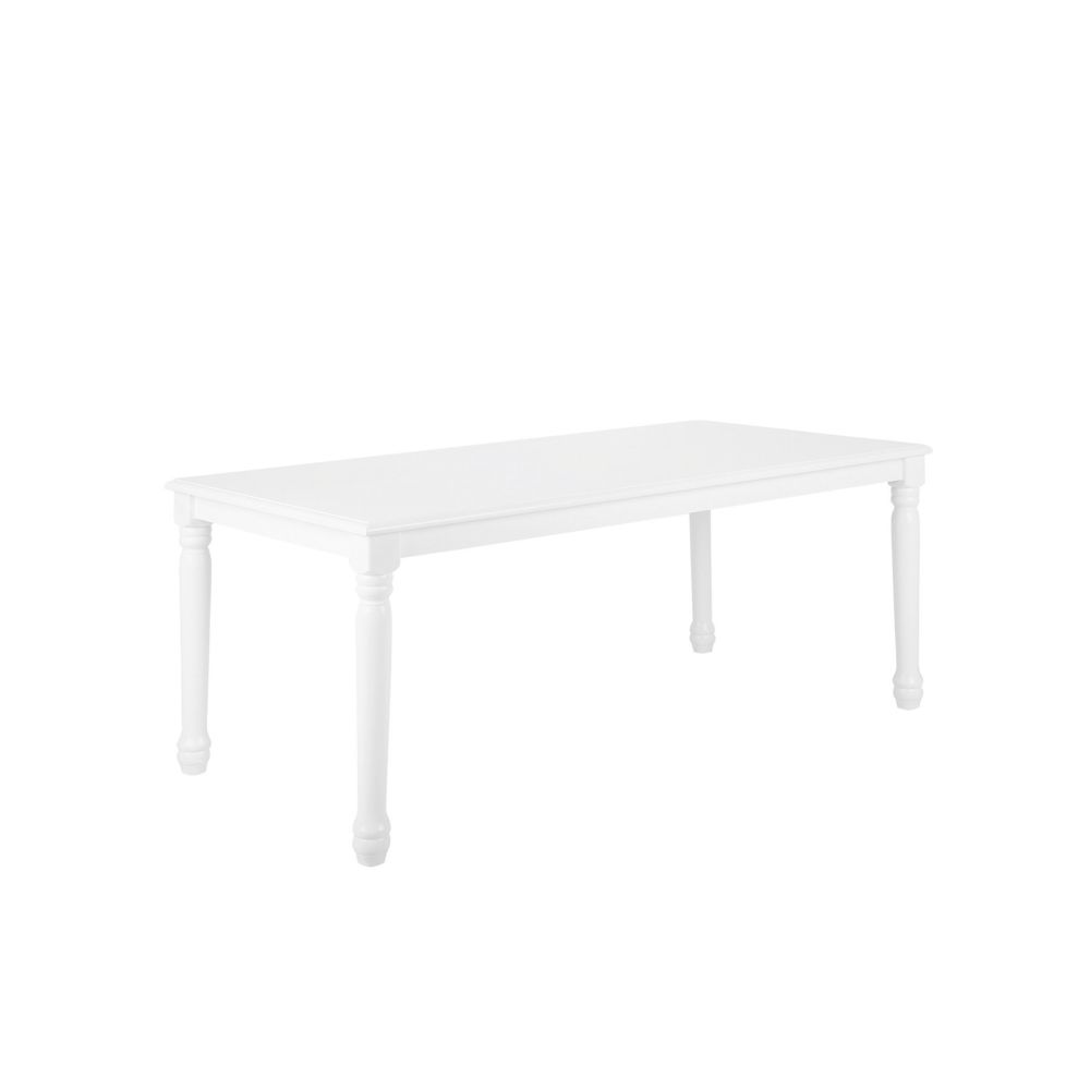 Beliani - Beliani Table blanche 180 x 90 cm CARY - blanc - Tables à manger