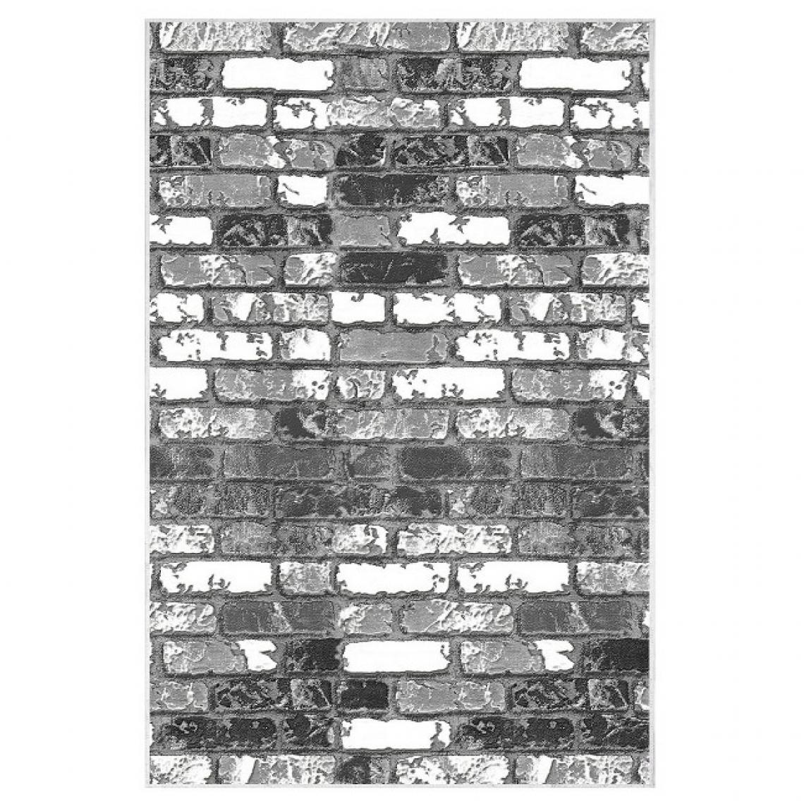Homemania - Tapis d'ameublement Brick 1 - Multicouleur - 80 x 200 cm - Tapis