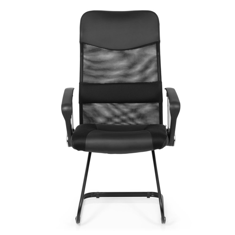 Hjh Office - Chaise de conférence / Chaise visiteur ARTON V noir hjh OFFICE - Chaises