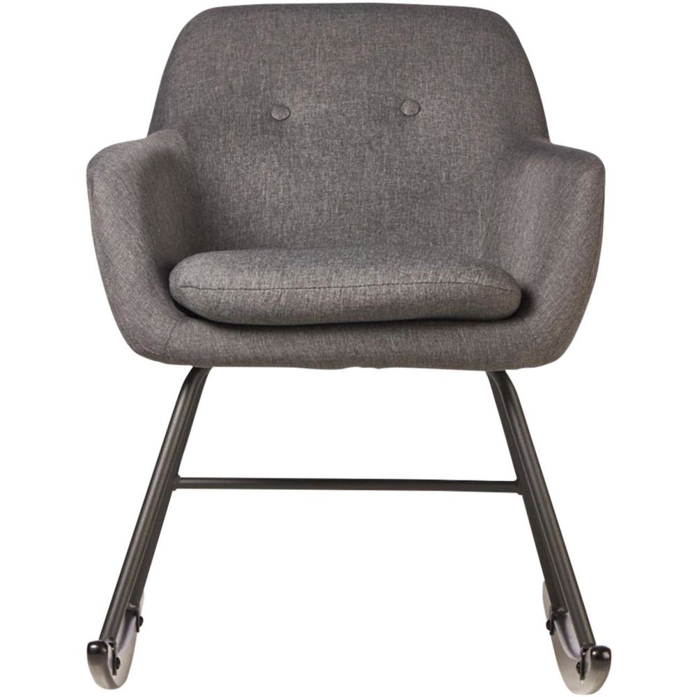 Bobochic - Rocking chair Rock - Gris/Anthracite - Chaises