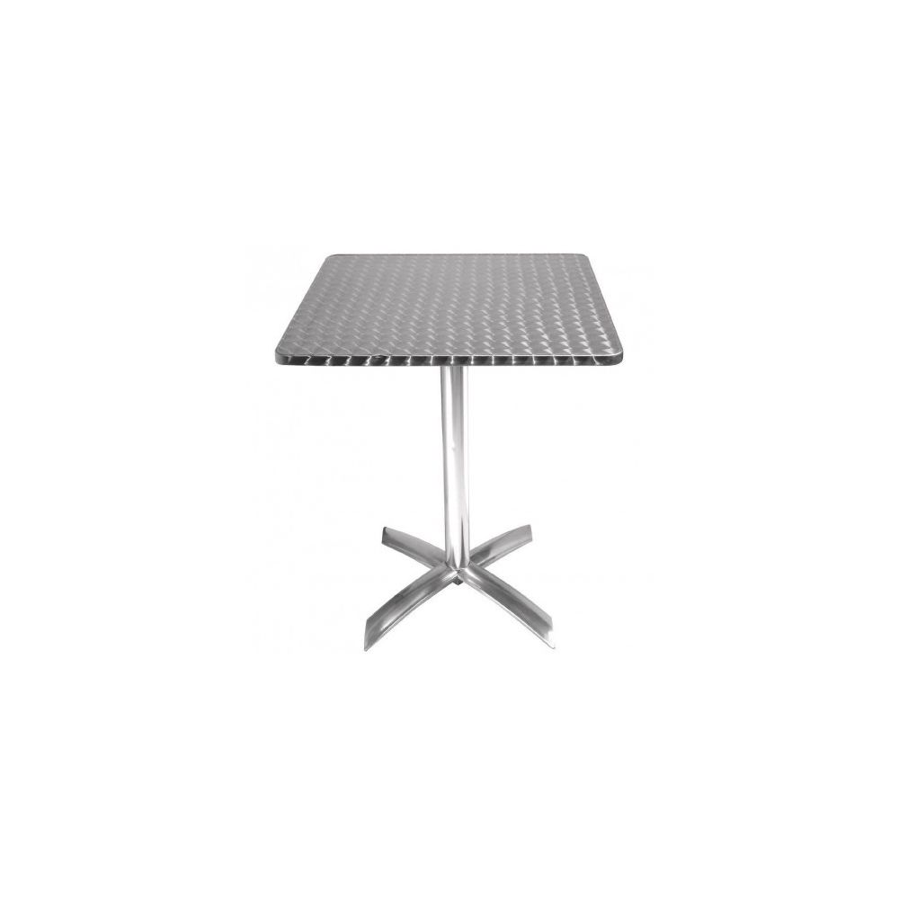 Materiel Chr Pro - Table carrée à plateau basculant Inox Bolero 600 mm - - Tables à manger