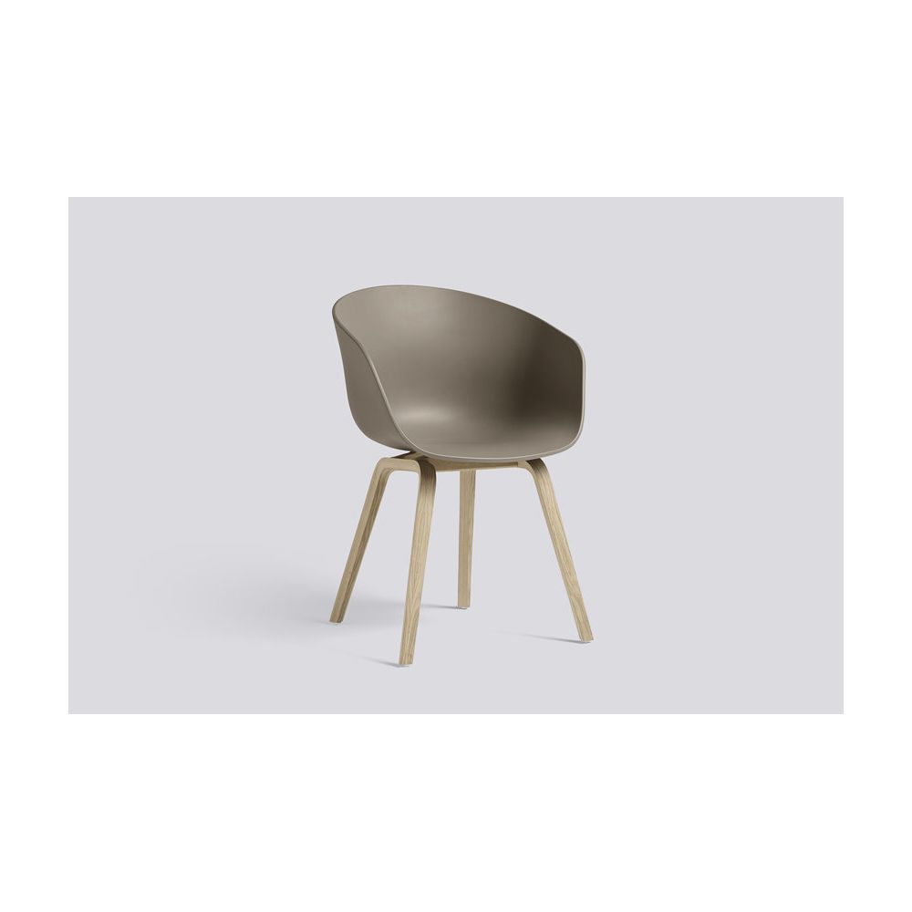 Hay - About a Chair AAC 22 - chêne mat verni - kaki - Chaises