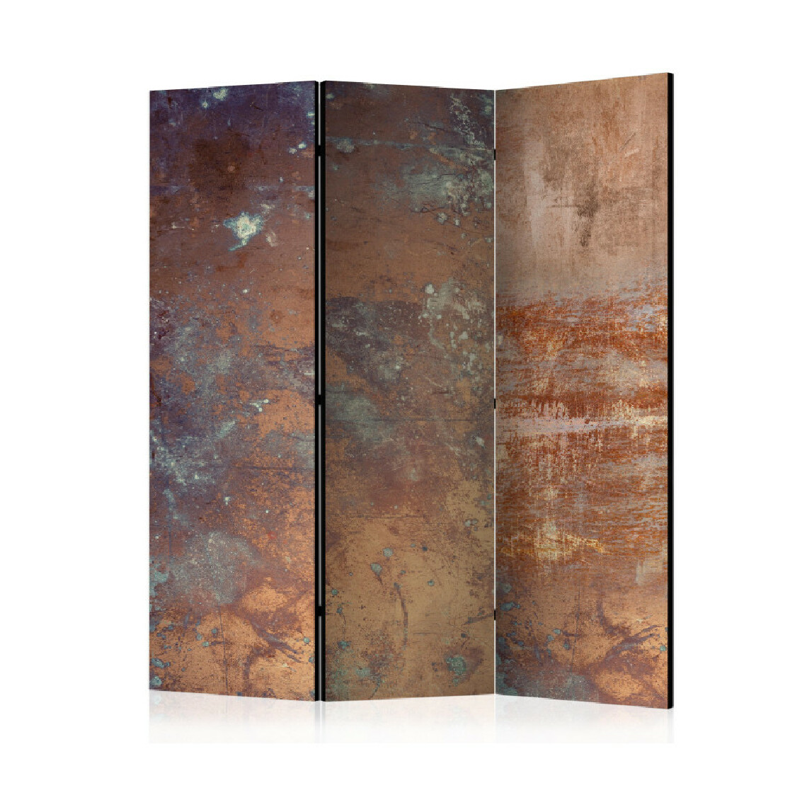 Artgeist - Paravent 3 volets - Rusty Plate [Room Dividers] 135x172 - Paravents