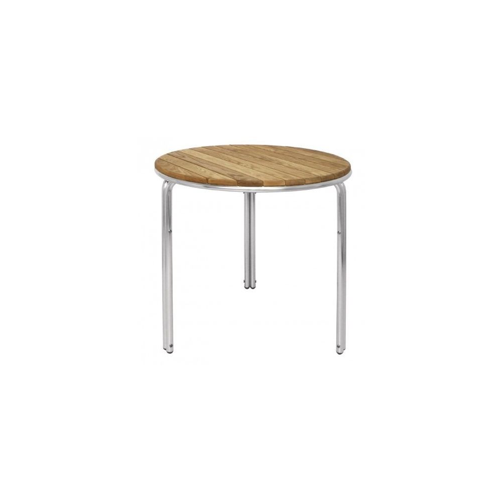 Materiel Chr Pro - Table ronde en frêne et aluminium Bolero 600 mm - - Tables à manger