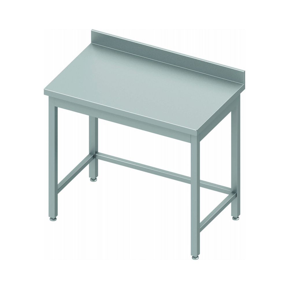 Materiel Chr Pro - Table de Travail Inox Adossée - Profondeur 600 - Stalgast - 800x600 600 - Tables à manger