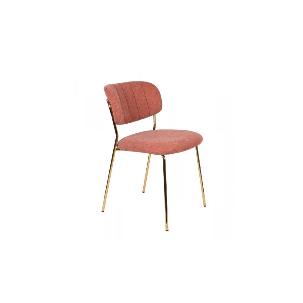 Mathi Design - BELLAGIO - Chaise design de repas rose - Chaises