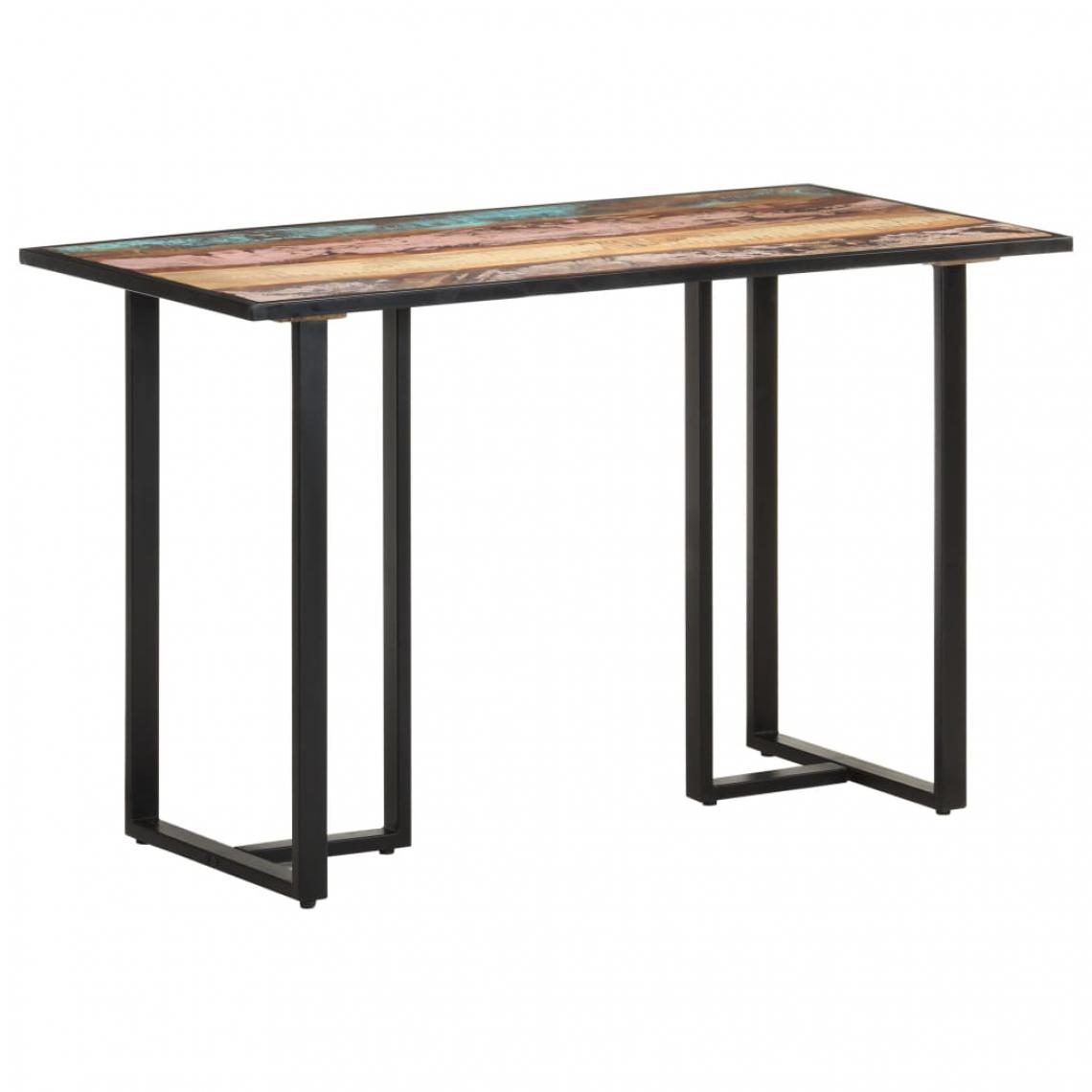 Chunhelife - Table de salle à manger 120 cm Bois de récupération massif - Tables à manger