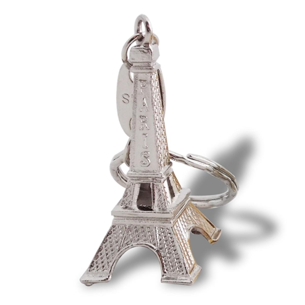 Totalcadeau - Accroche-clés Tour Eiffel porte-clé doré - Objets déco