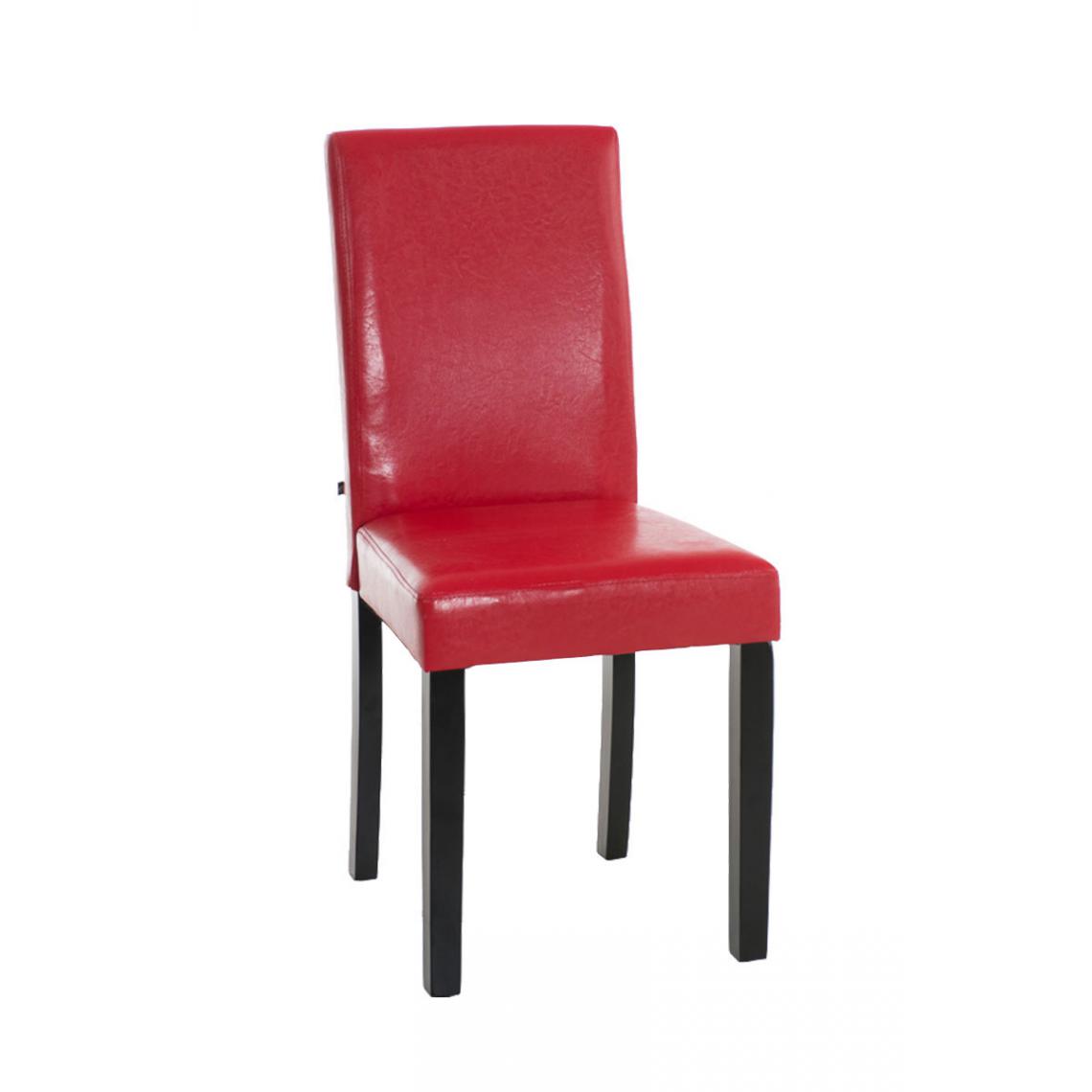 Icaverne - Splendide Chaise de salle à manger gamme Rabat noir couleur rouge - Chaises