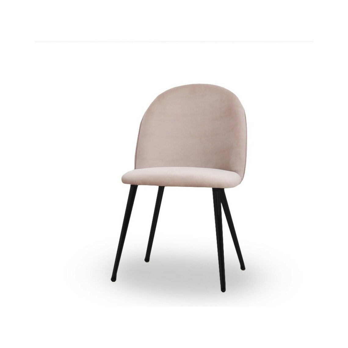 Meubler Design - Chaise En Velours Mirabel - Velours Taupe - Chaises