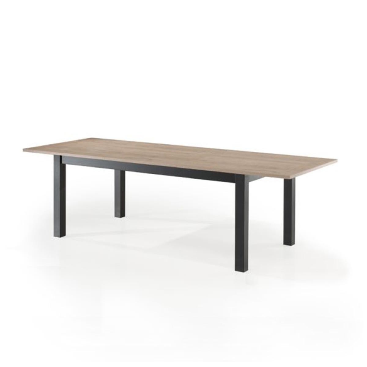 Nouvomeuble - Table extensible 180 cm couleur chêne naturel ESTELLE - Tables à manger