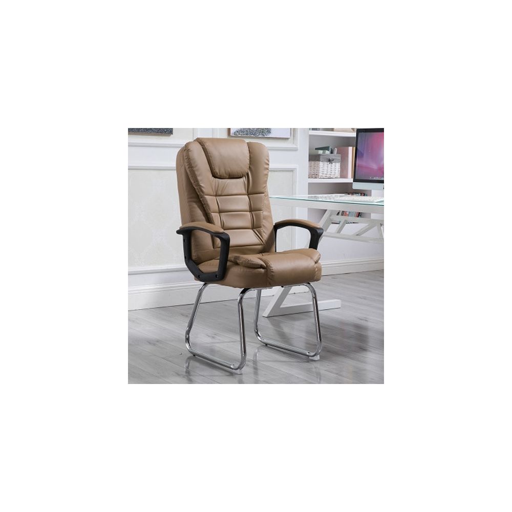 Wewoo - QZ-7 Maison Moderne Ordinateur Simple Chaise De Bureau Boss De Conférence Kaki - Chaises