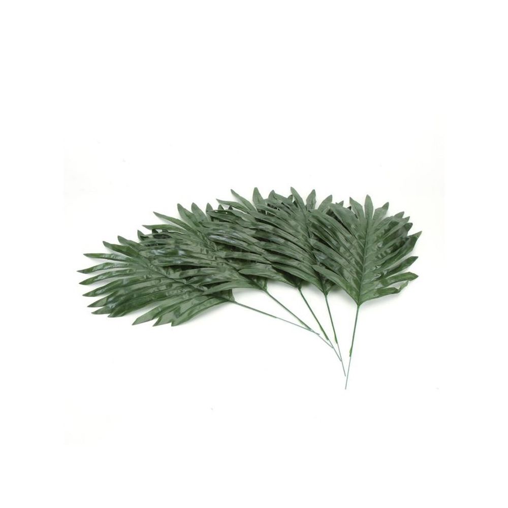 Wewoo - Fleurs Artificielles 12 feuilles en plastique vertes de faux palmiers Monstera - Plantes et fleurs artificielles