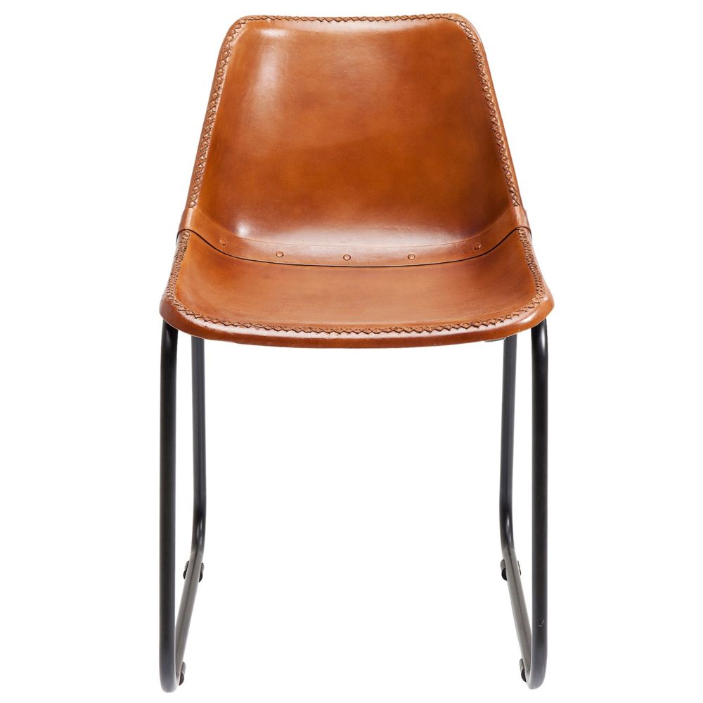 Karedesign - Chaise Vintage cuir marron Kare Design - Chaises
