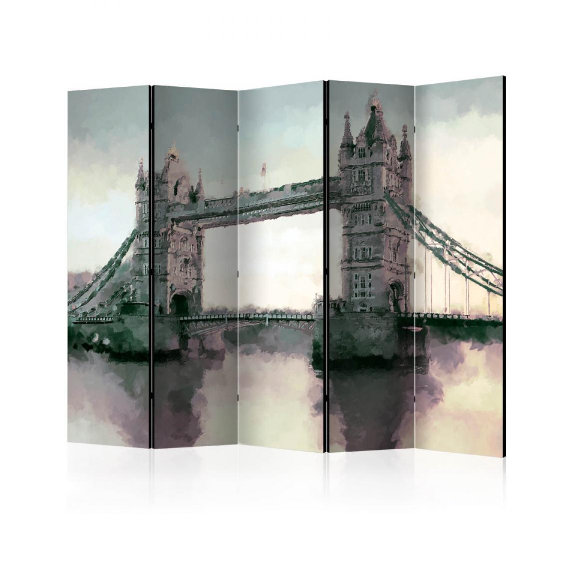 Artgeist - Paravent 5 volets - Victorian Tower Bridge II [Room Dividers] 225x172 - Paravents
