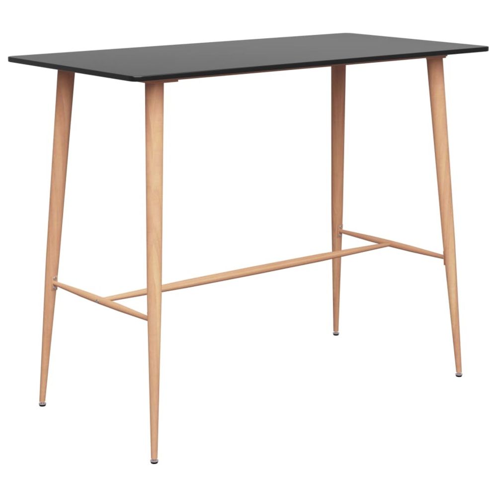 Uco - UCO Table de bar Noir 120x60x96 cm - Tables à manger