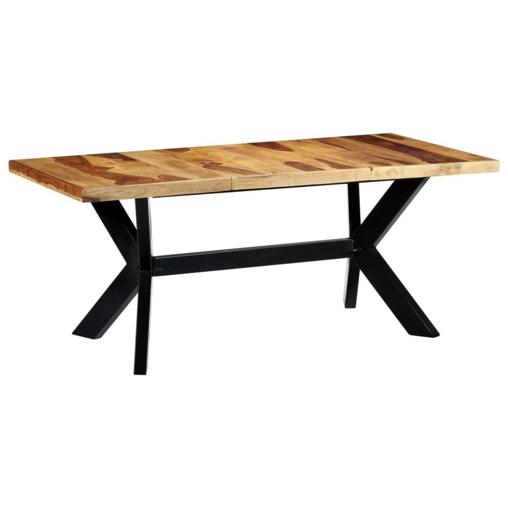 Vidaxl - vidaXL Table de salle à manger 180x90x75 cm Bois de Sesham solide - Tables à manger