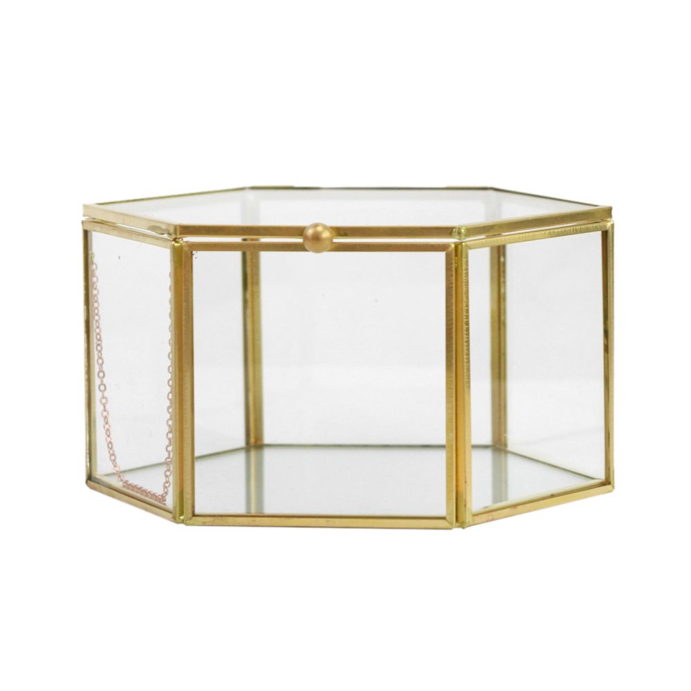 marque generique - verre irrégulier géométrique succulent planteur vase box terrarium container # 4 - Vases