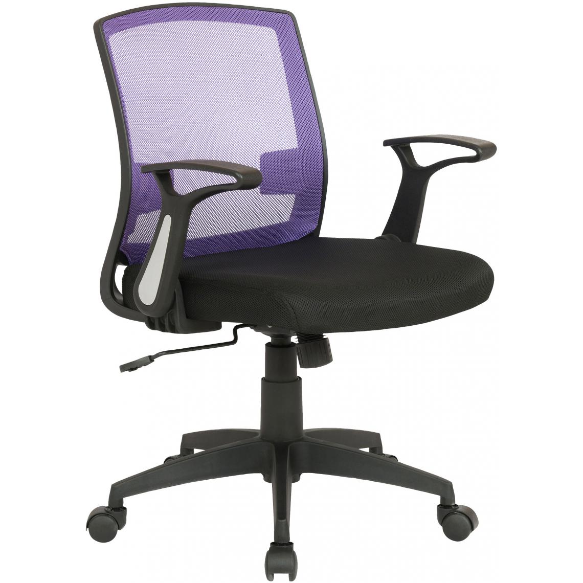 Icaverne - Chic Chaise de bureau ligne Sri Jayawardenapura couleur noir / violet - Chaises