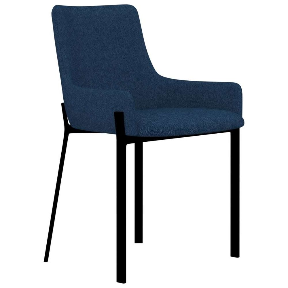 marque generique - Icaverne - Chaises de cuisine & de salle à manger selection Chaises de salle à manger 6 pcs Bleu Tissu - Chaises