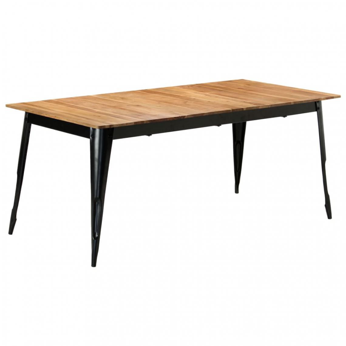 Icaverne - Stylé Tables selection Ottawa Table de salle à manger 180x90x76 cm Bois d'acacia massif - Tables à manger