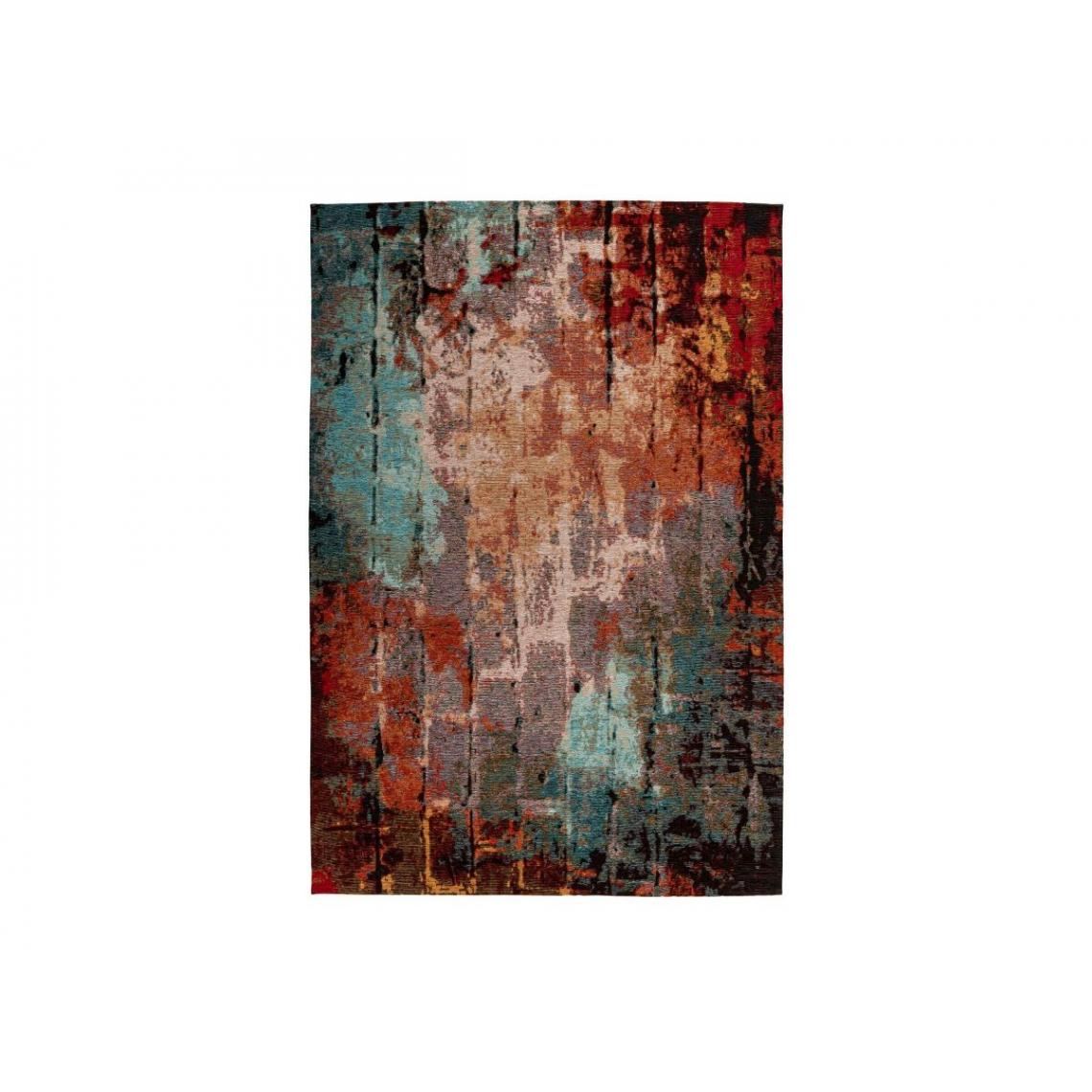 Bobochic - BOBOCHIC Tapis poil court rectangulaire TILIA motif vintage multicolor Beige 200x290 - Tapis