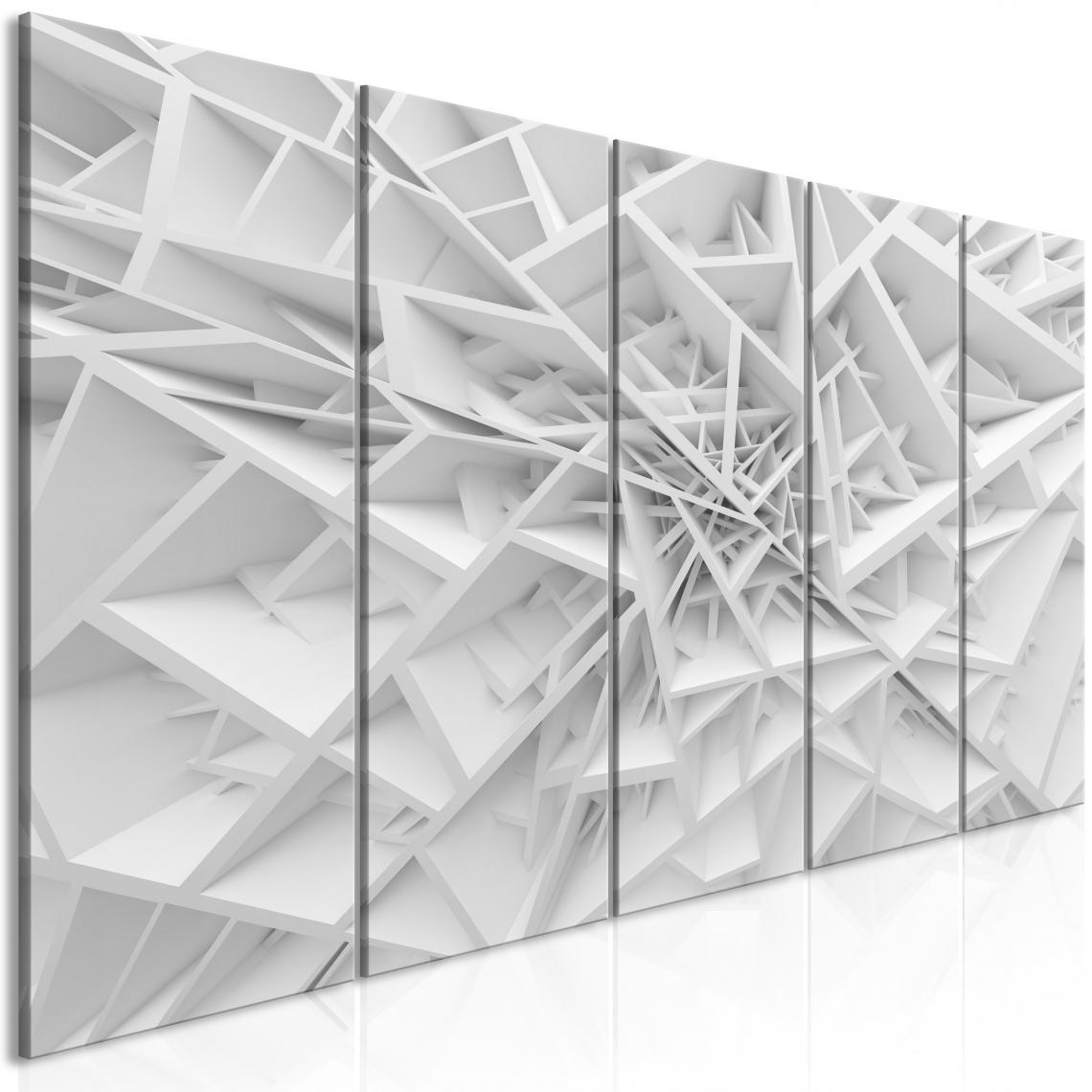 Artgeist - Tableau - Complicated Geometry (5 Parts) Narrow 200x80 - Tableaux, peintures