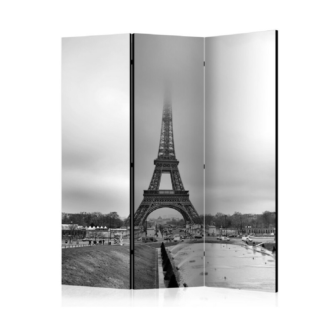 Artgeist - Paravent 3 volets - Tower in the Fog [Room Dividers] 135x172 - Paravents
