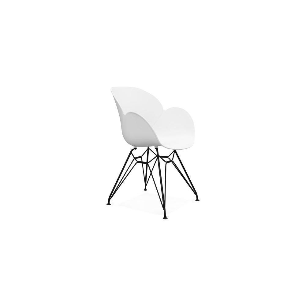 Kokoon Design - Chaise Design En Plastique Blanc PAIUTE - Chaises