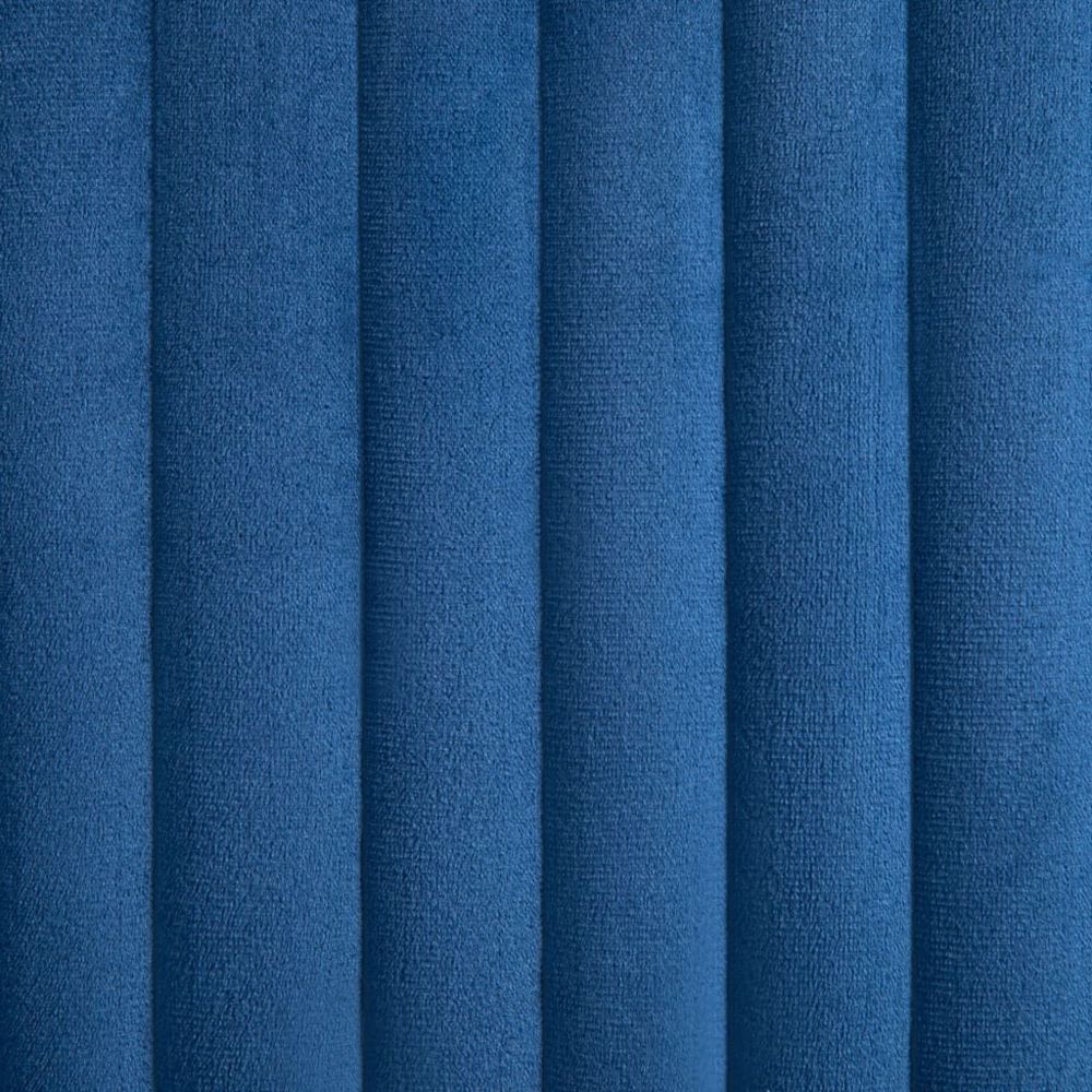 marque generique - Icaverne - Chaises de cuisine collection Chaises de salle à manger 4 pcs Bleu velours - Chaises
