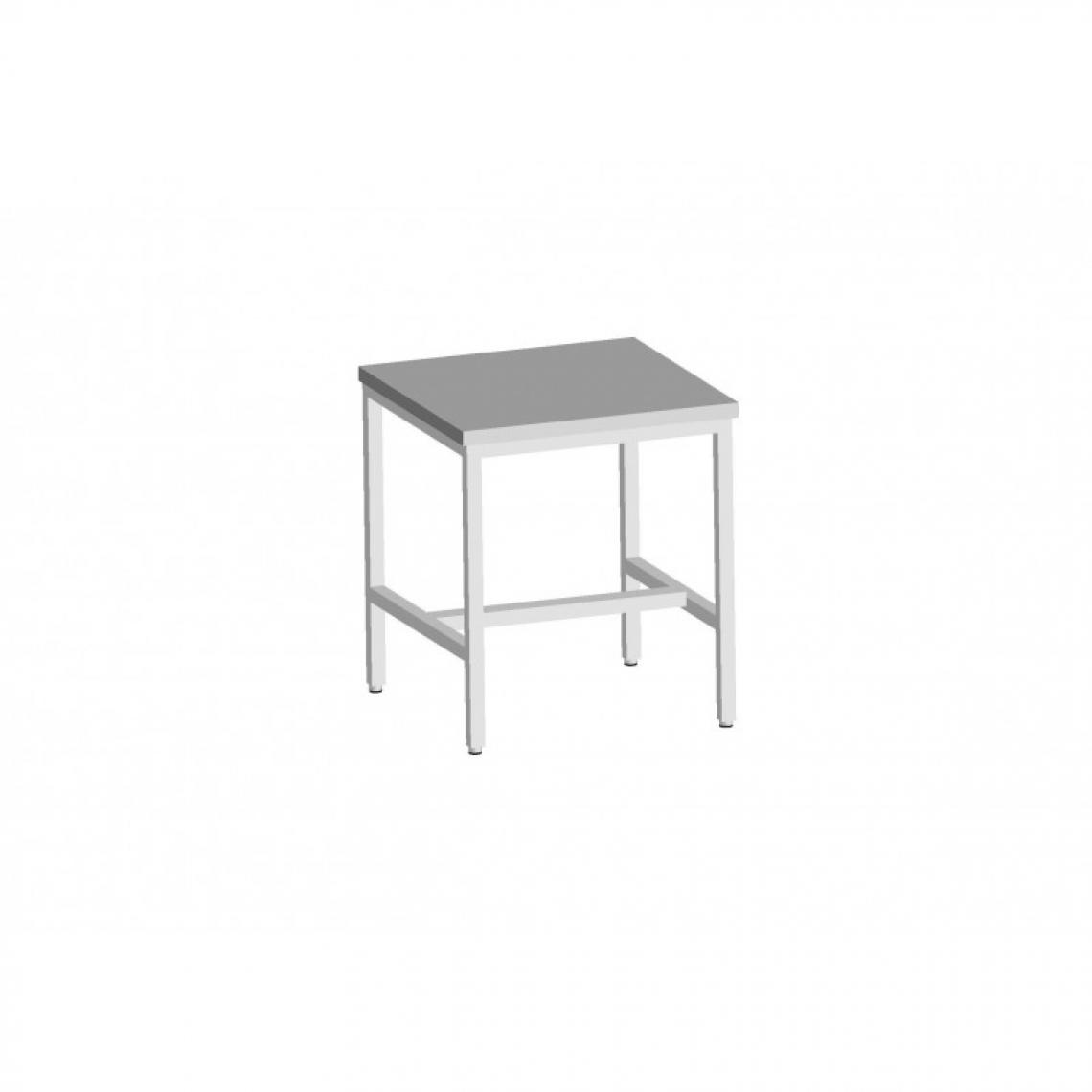 L2G - Table Inox Soudée Centrale 800X800X850 MM - L2G - 800 - Tables à manger