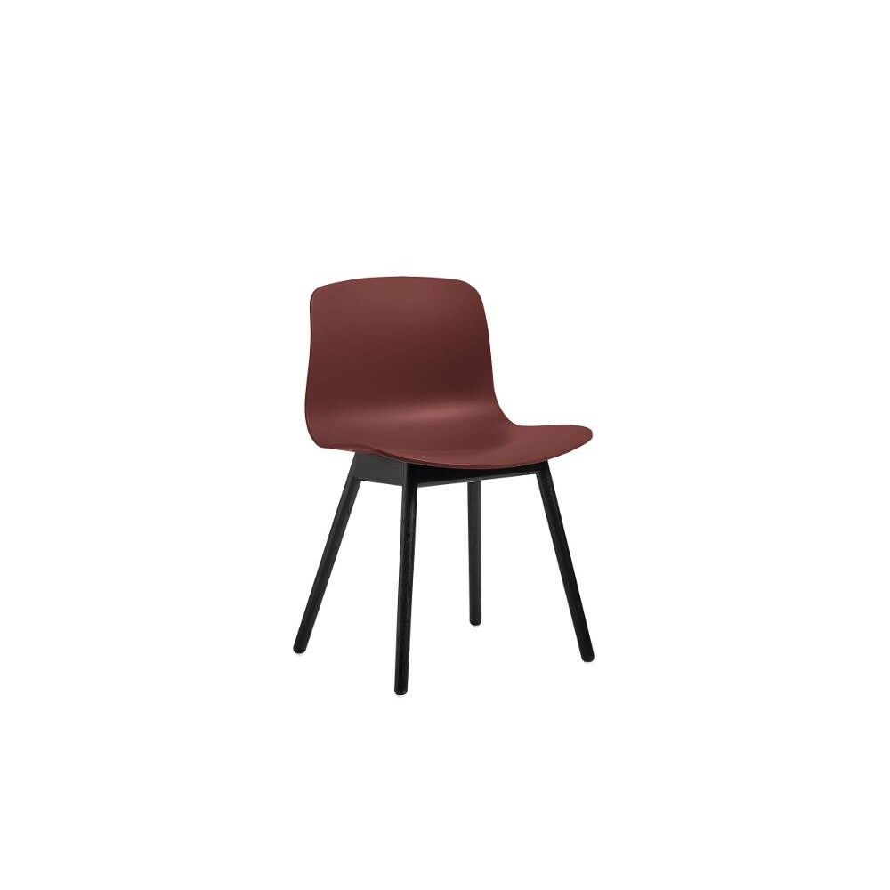 Hay - About a Chair AAC 12 - décapé noir - couleur brique - Chaises