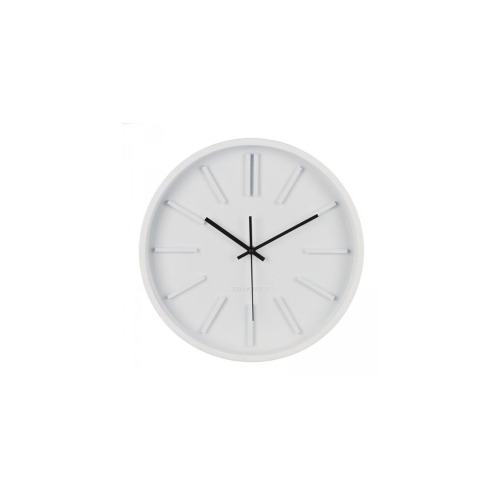 Maison Futee - Horloge murale design 35 cm - Blanc - Horloges, pendules