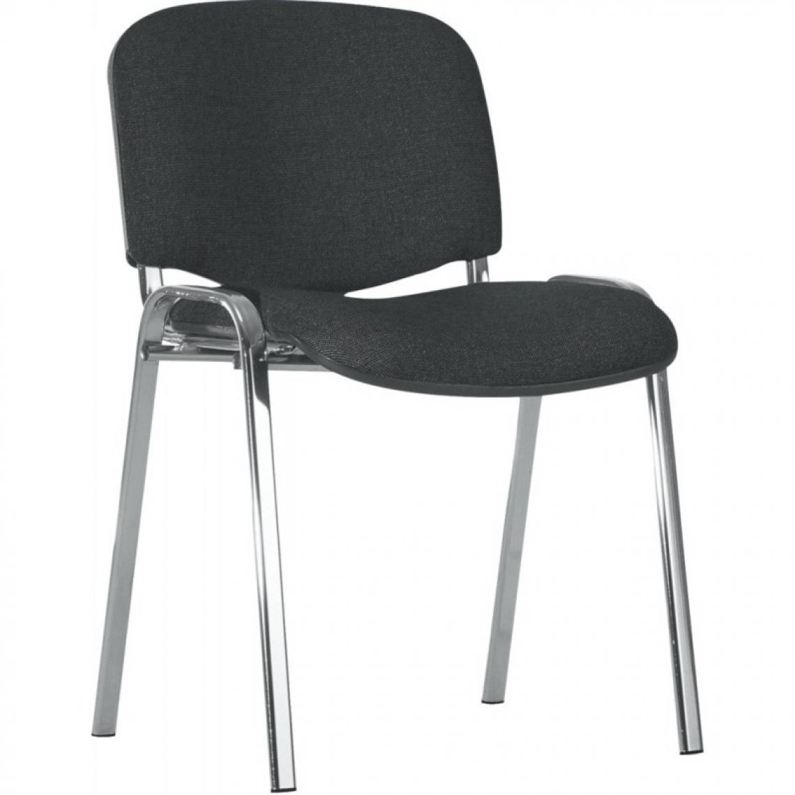 marque generique - Chaise ISO chrom/bordeaux (Par 4) - Chaises