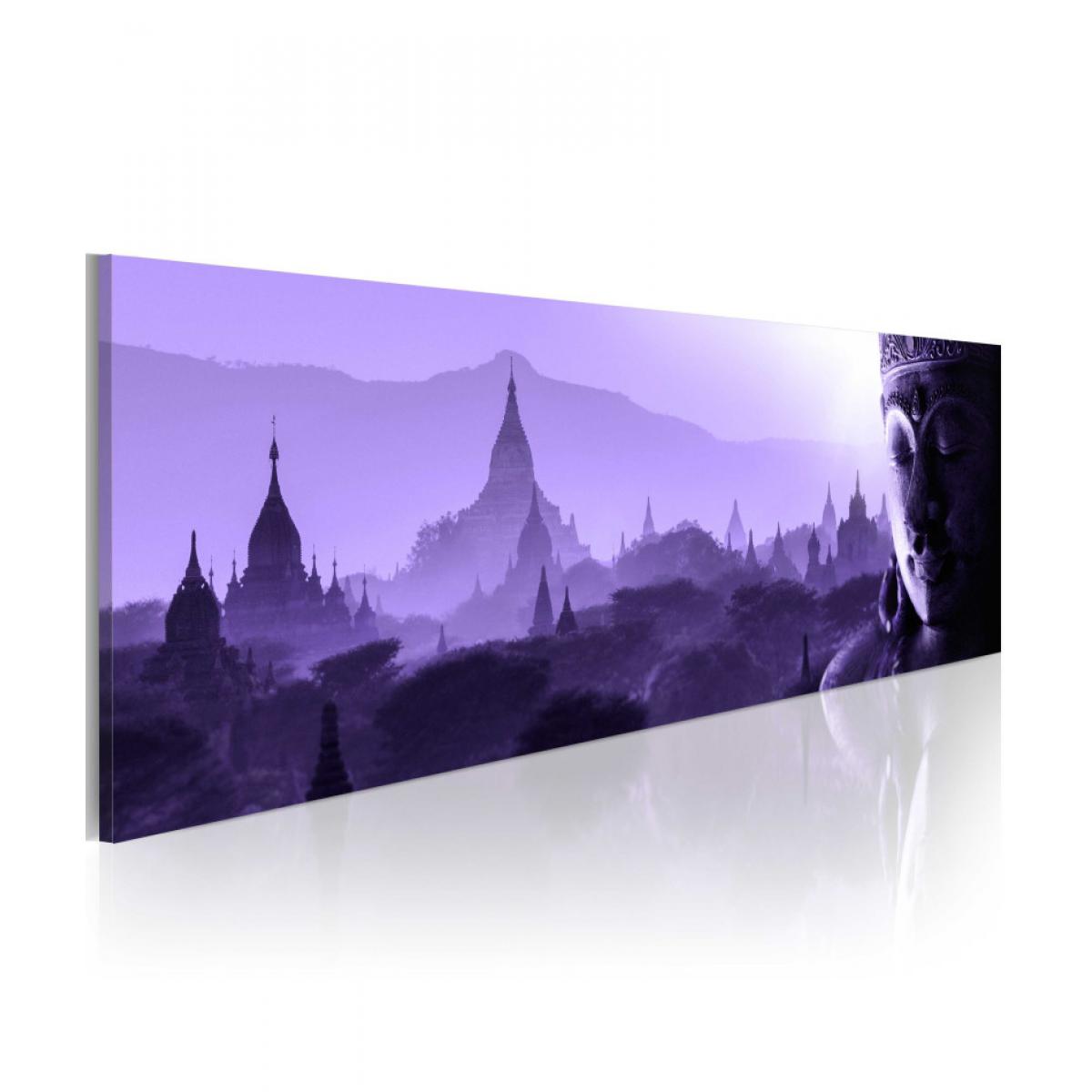 Artgeist - Tableau - Purple Zen 135x45 - Tableaux, peintures