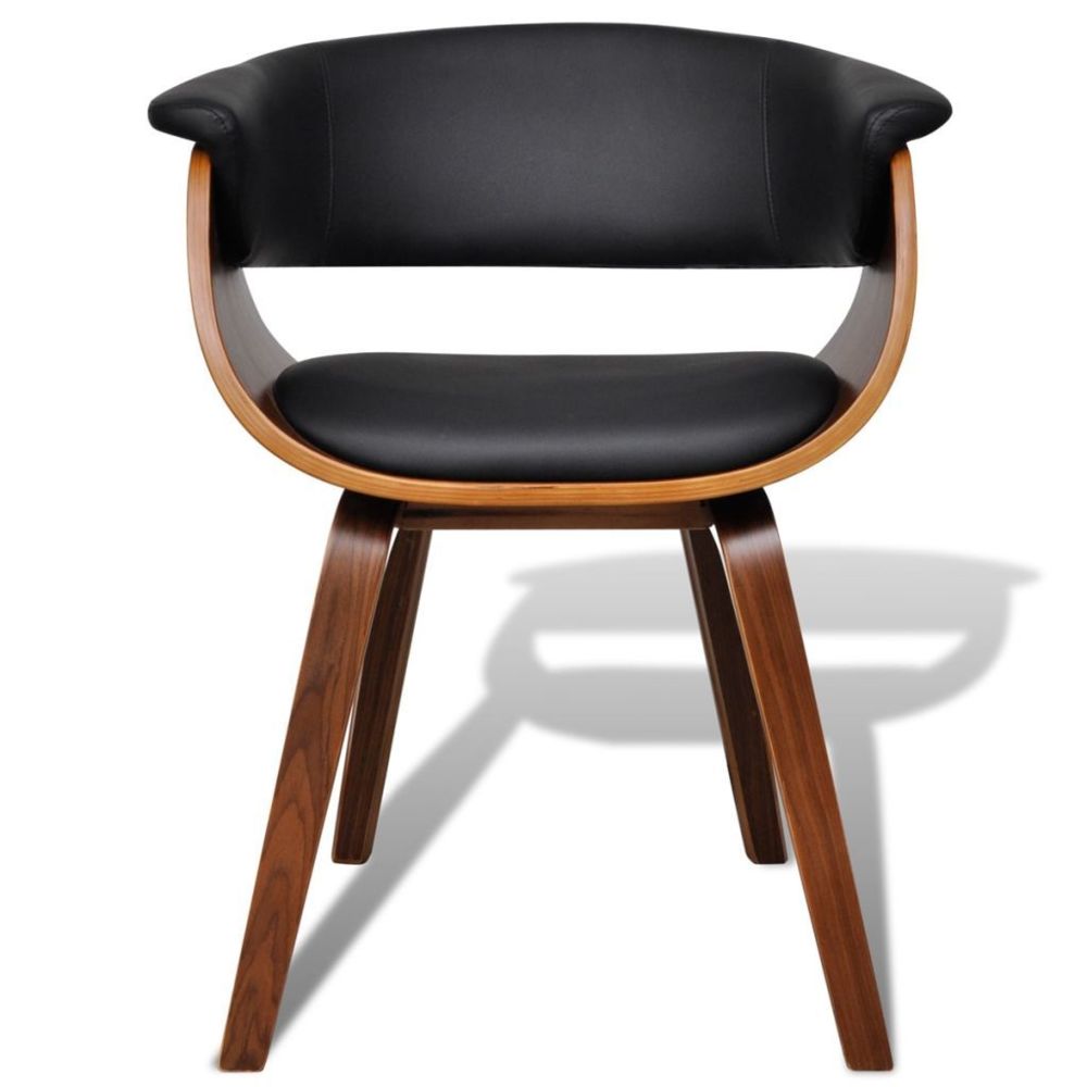 marque generique - Icaverne - Chaises de cuisine et de salle à manger ensemble Chaise de salle à manger avec cadre en bois Cuir synthétique - Chaises