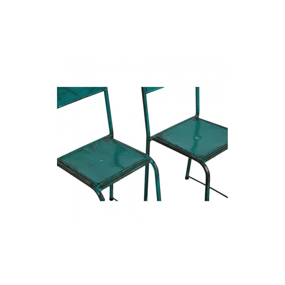 Mathi Design - VINTAGE - Chaise en metal d'Indonésie - Chaises