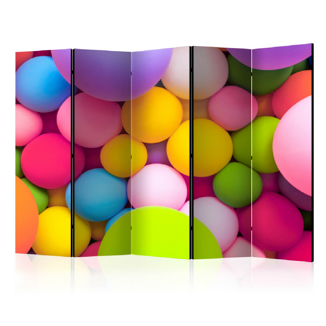 Artgeist - Paravent 5 volets - Colourful Balls II [Room Dividers] 225x172 - Paravents