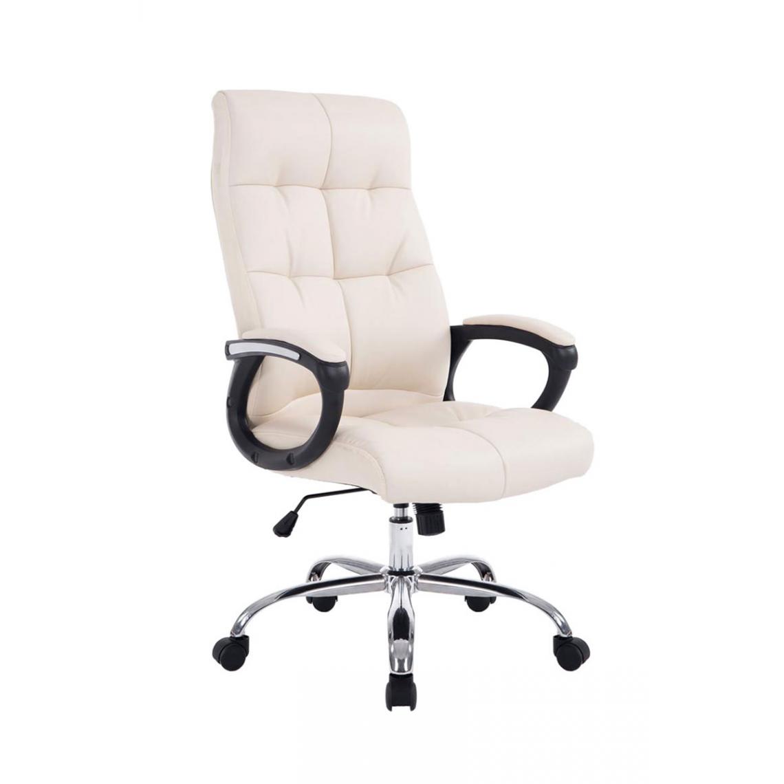 Icaverne - Superbe Chaise de bureau famille Pretoria couleur crème - Chaises