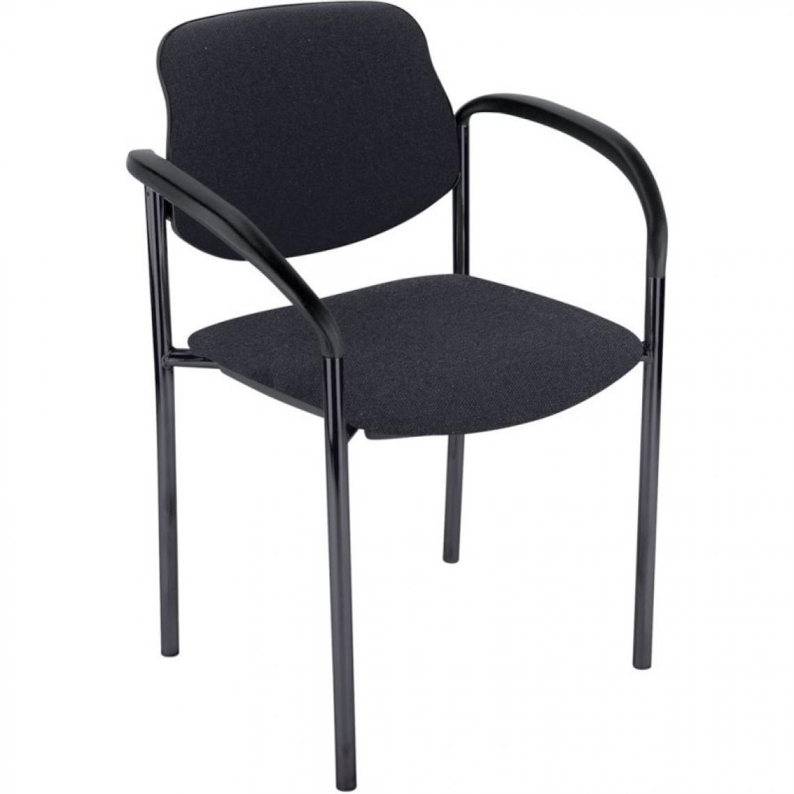 marque generique - Chaise STYL m.Arml. noir./noir. (Par 4) - Chaises