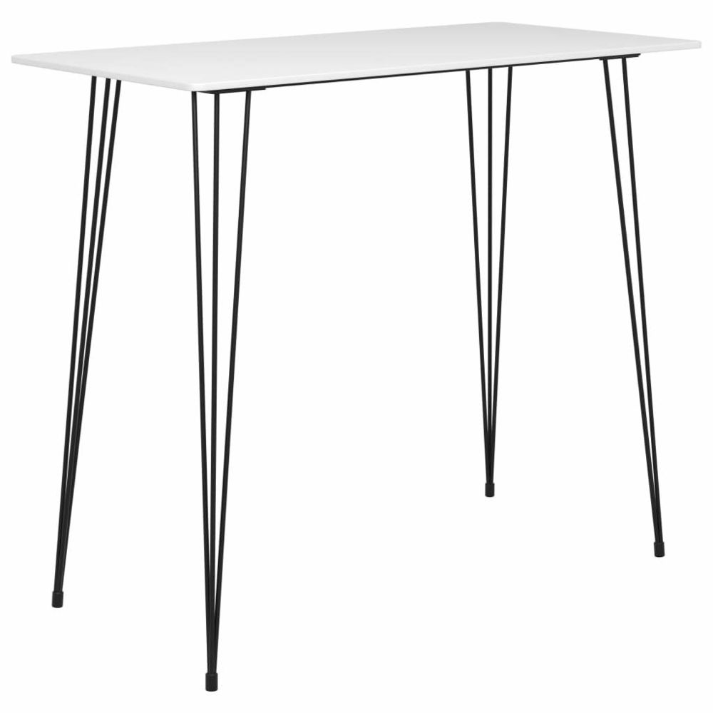 Uco - UCO Table de bar Blanc 120x60x96 cm - Tables à manger