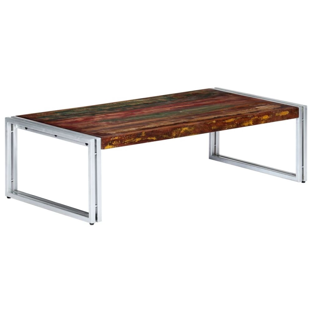 Vidaxl - vidaXL Table basse 120 x 60 x 35 cm Bois de récupération solide - Tables à manger