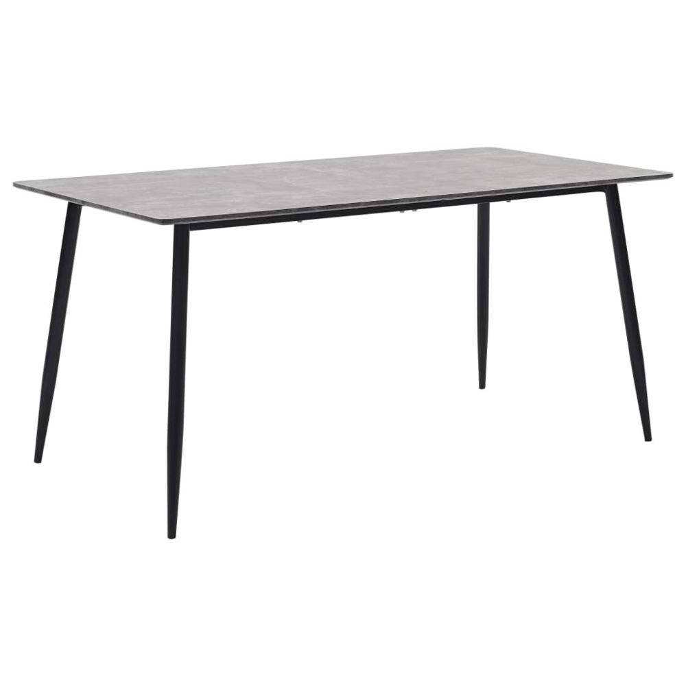 marque generique - Moderne Tables ligne New Delhi Table de salle à manger Gris 140x70x75 cm MDF - Tables à manger