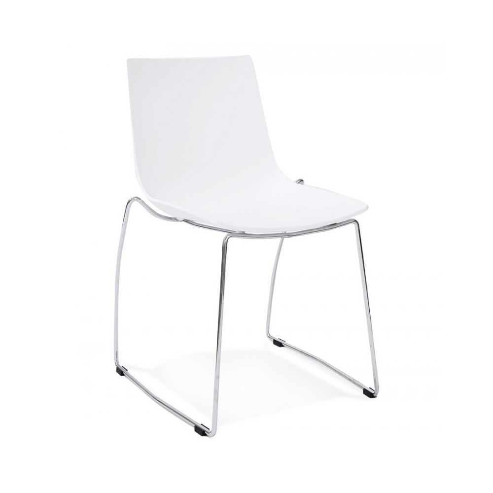 Kokoon Design - Chaise design TIKADA WHITE 54x58x83 cm - Chaises