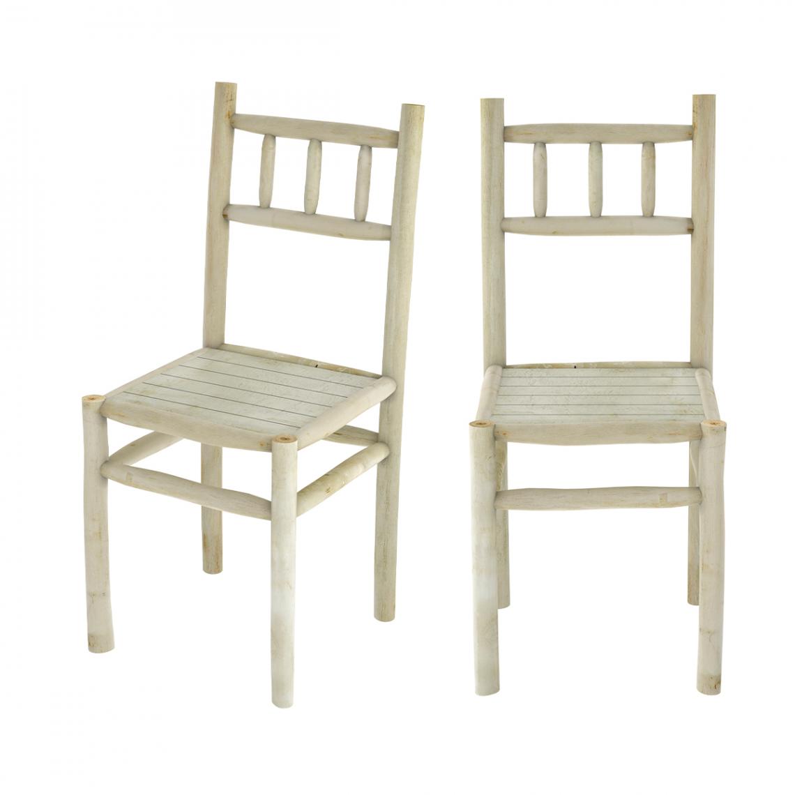 Rendez Vous Deco - Chaise de jardin Morillo (lot de 2) - Chaises